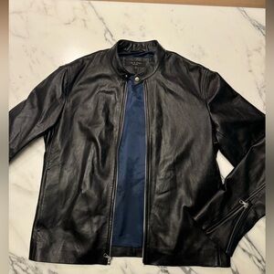 Rag and bone real leather jacket